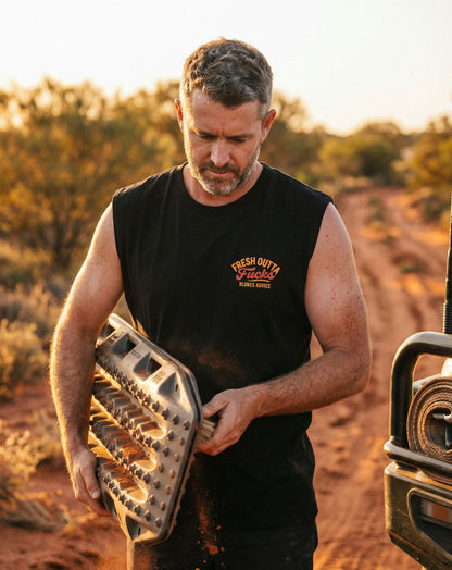 Fresh Outta Singlet - Black