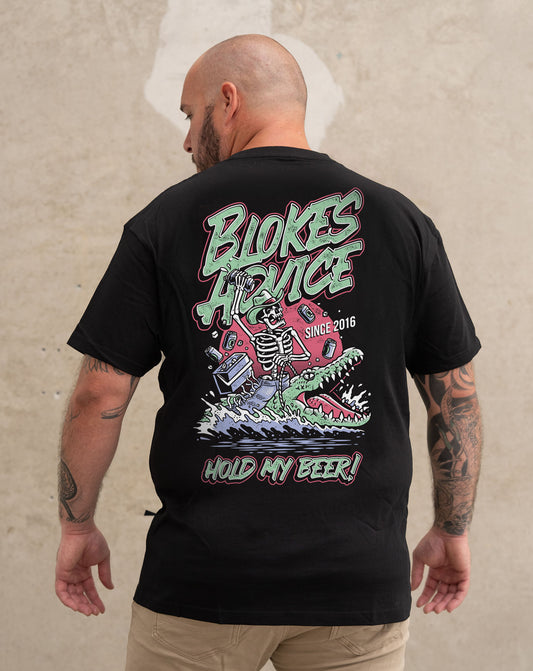 Hold My Beer Tee - Black