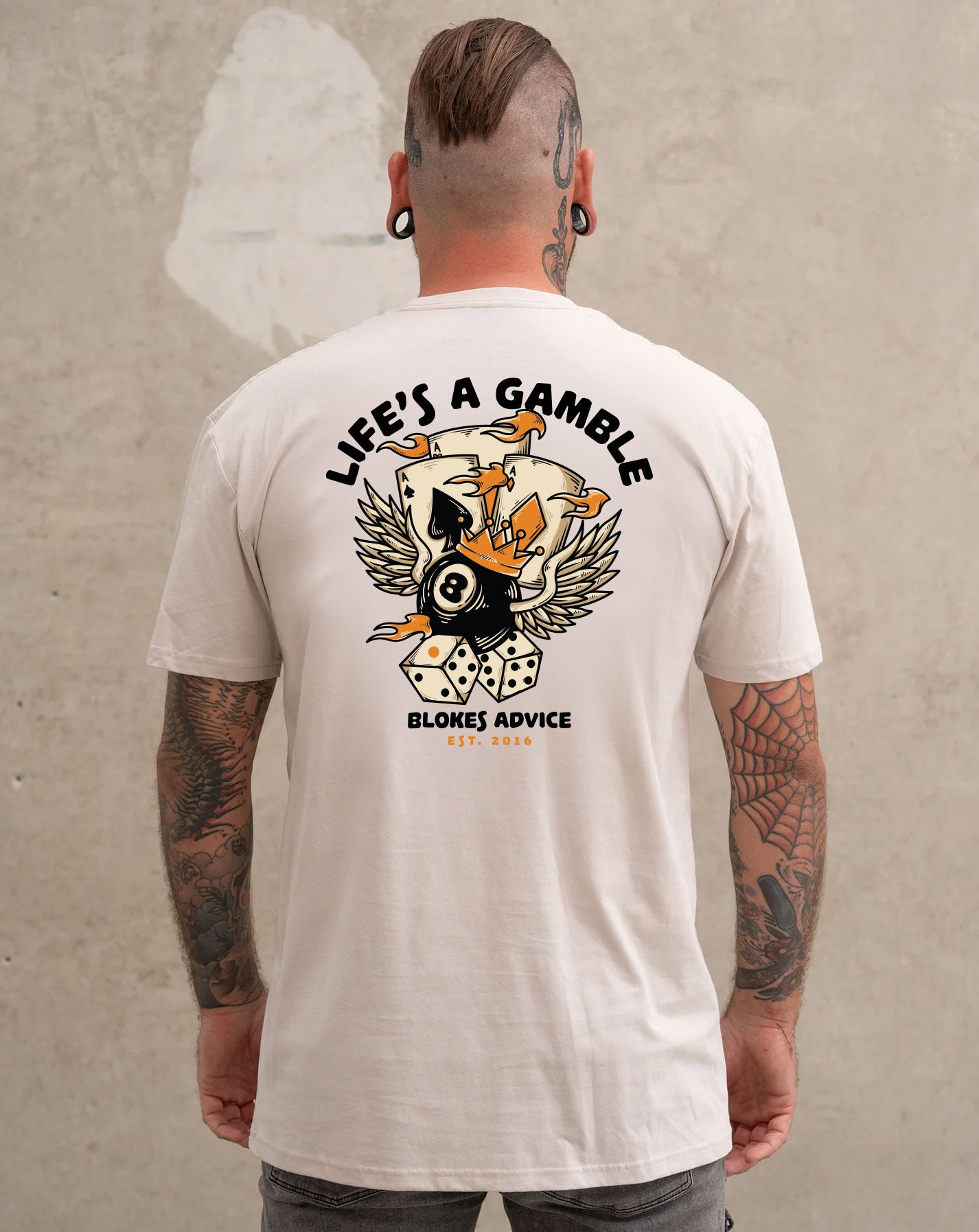 Lucky Tee - Bone