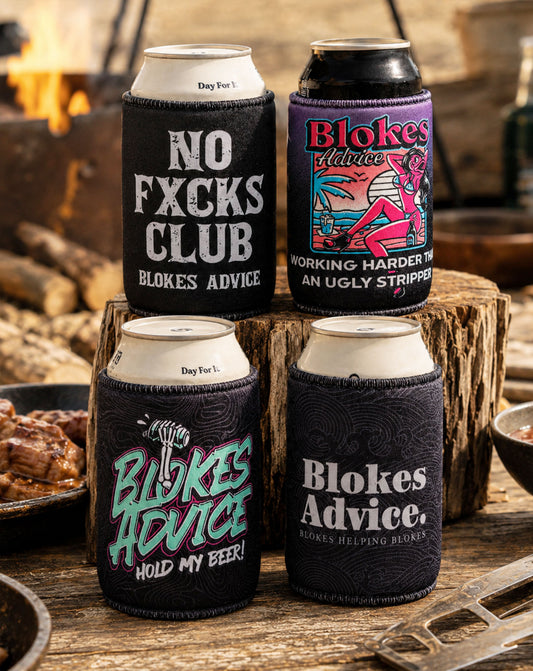 Mixed Stubby Cooler 4 Pack