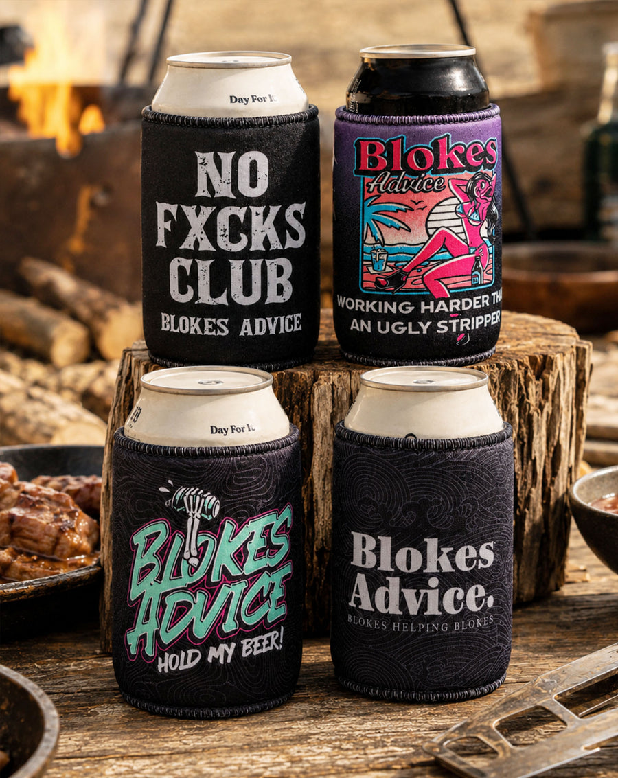 Mixed Stubby Cooler 4 Pack