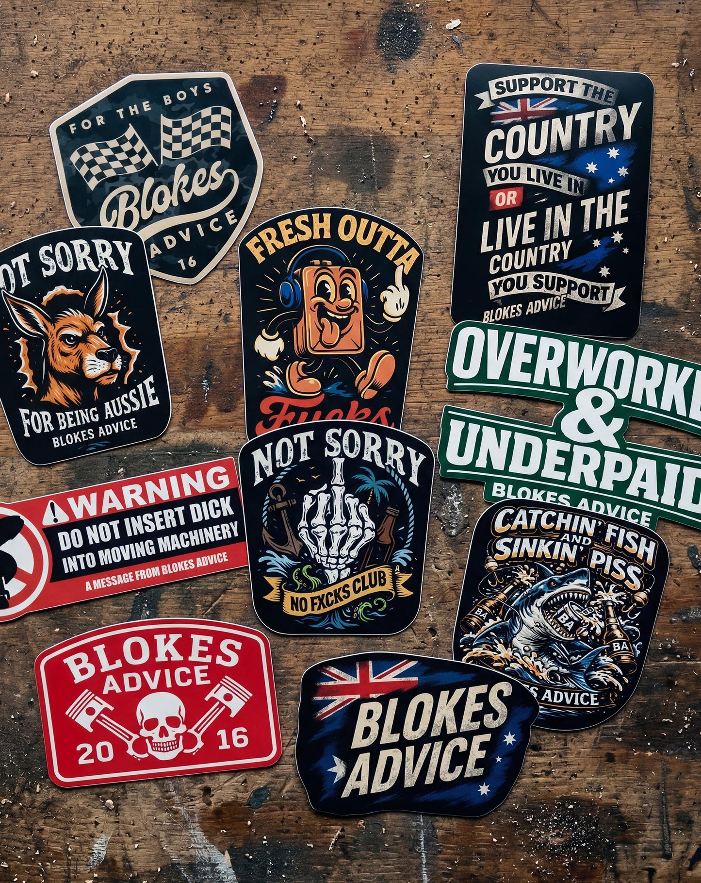 Mixed Sticker 11 Pack