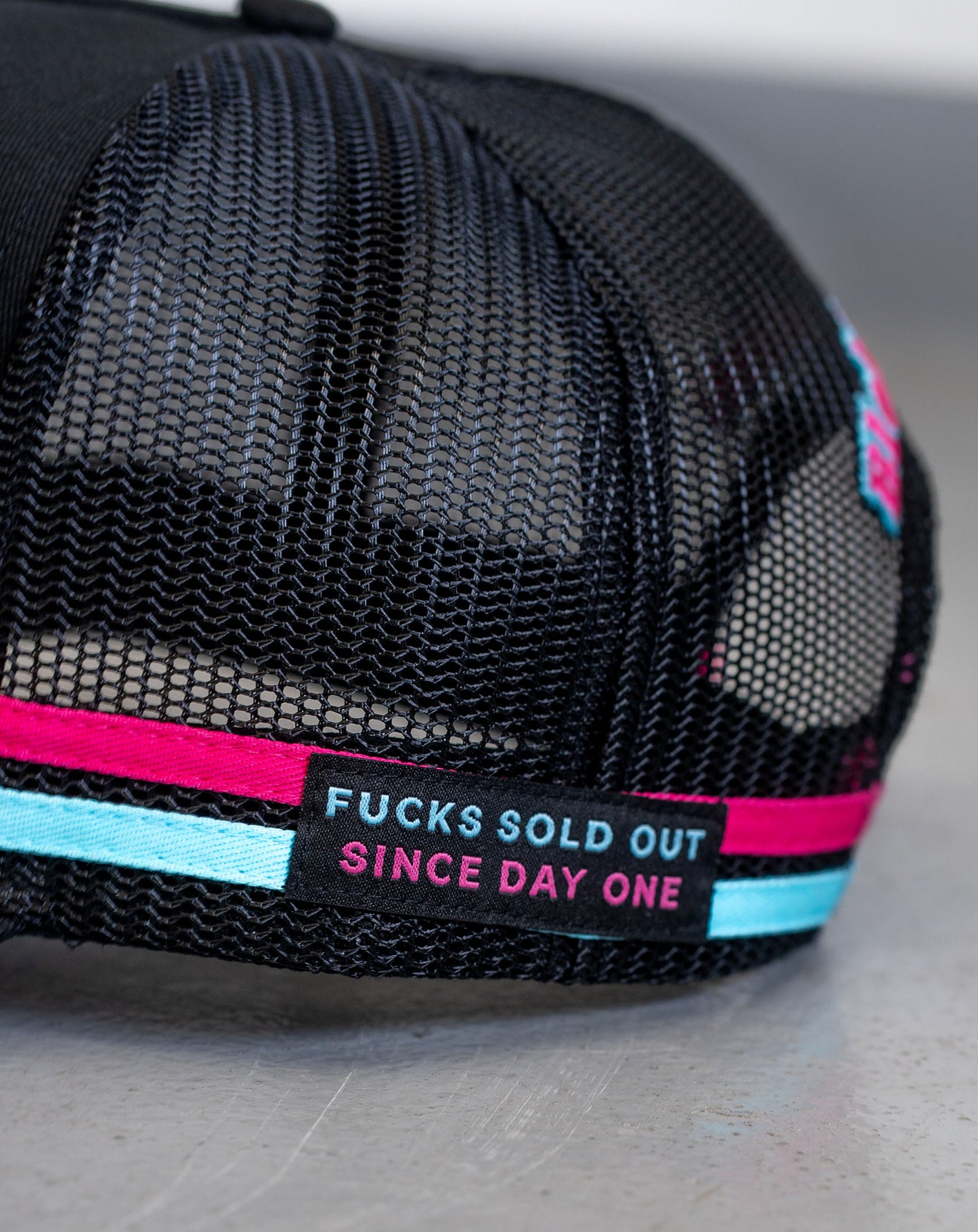 No FKs Club Trucker Cap - Black