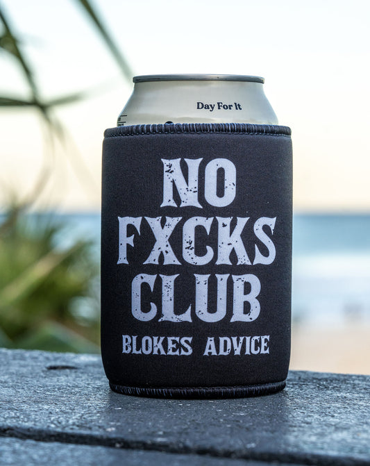 No Fks Club Stubby Cooler