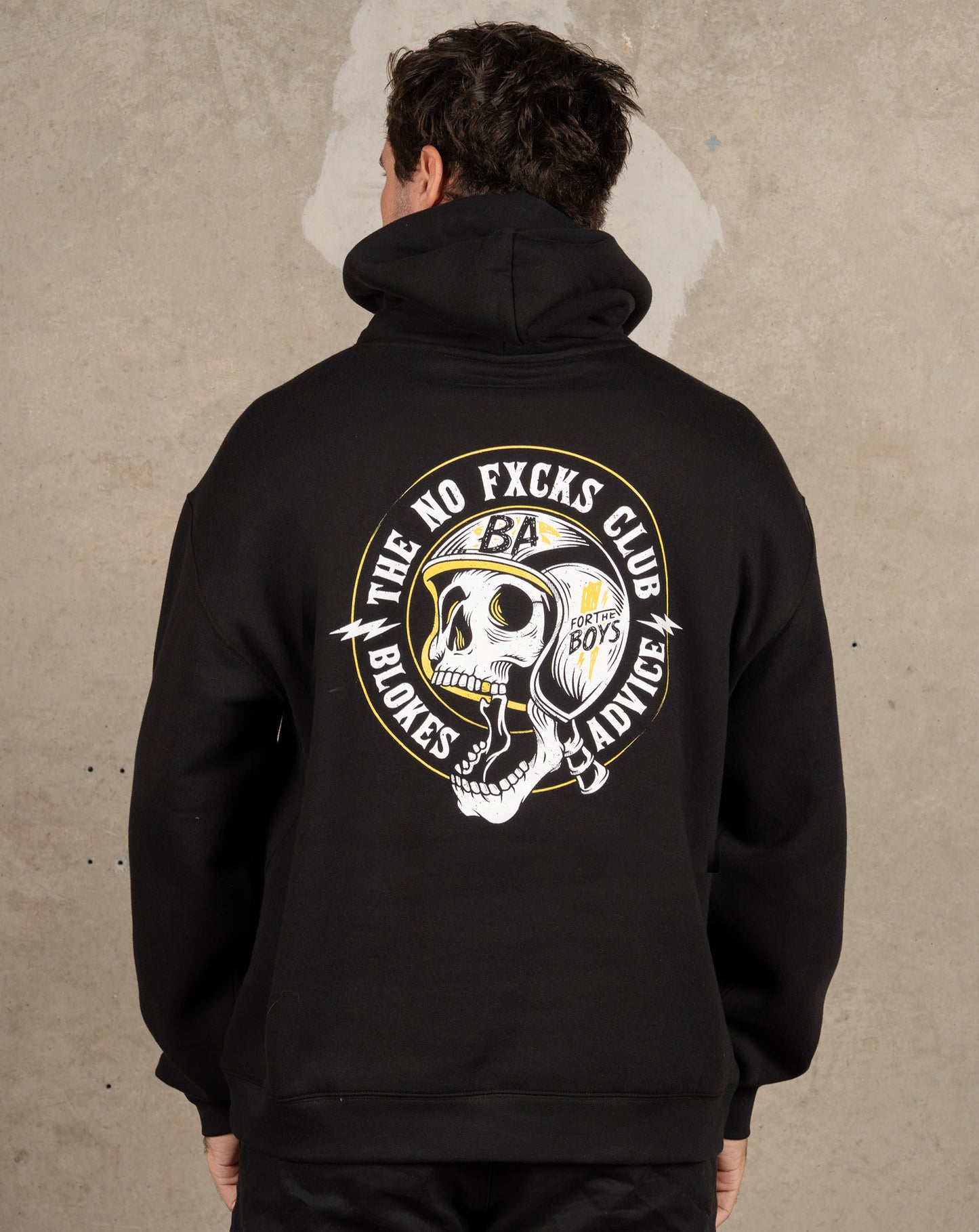 No FKs Club Hoodie - Black