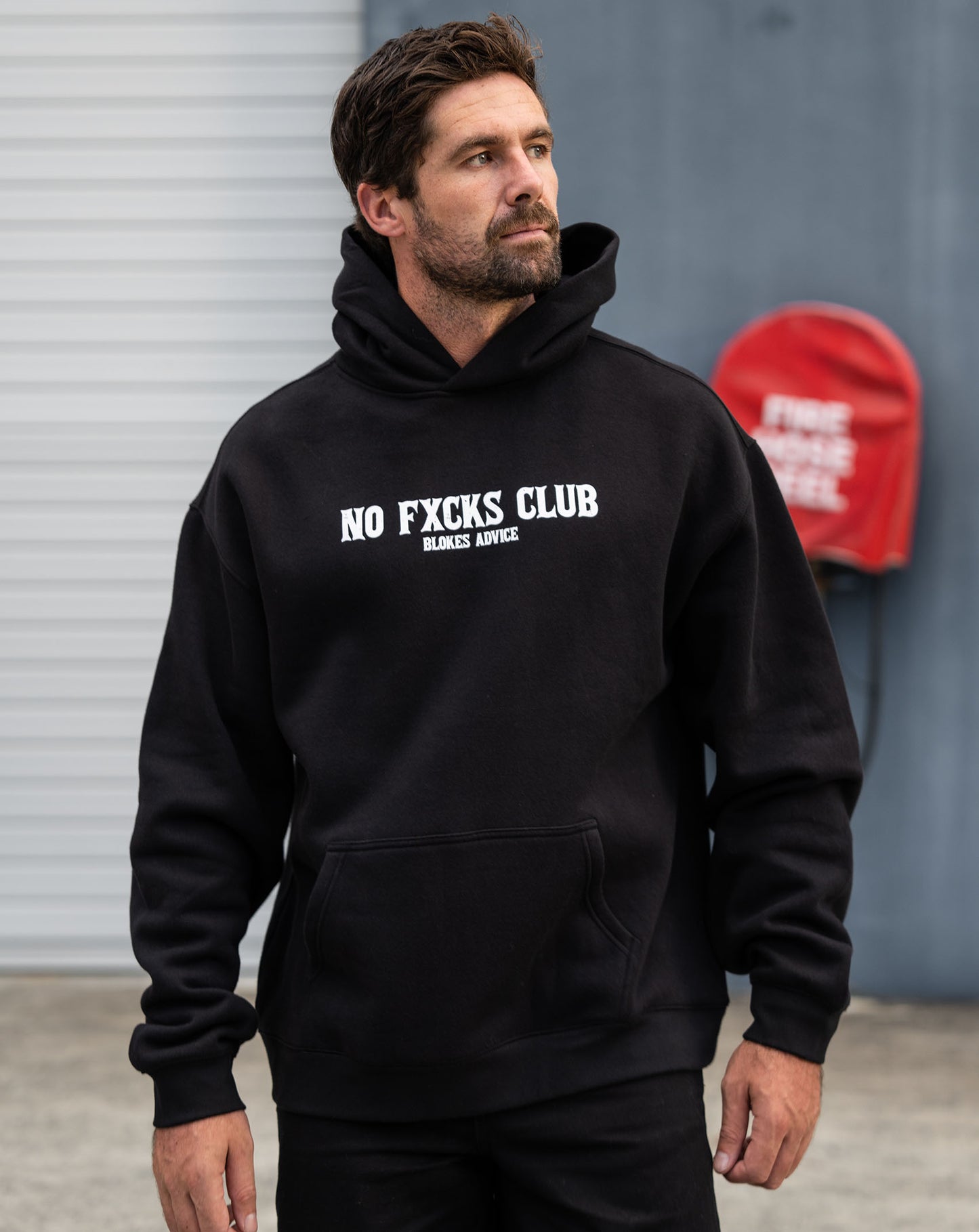 No FKs Club Hoodie - Black