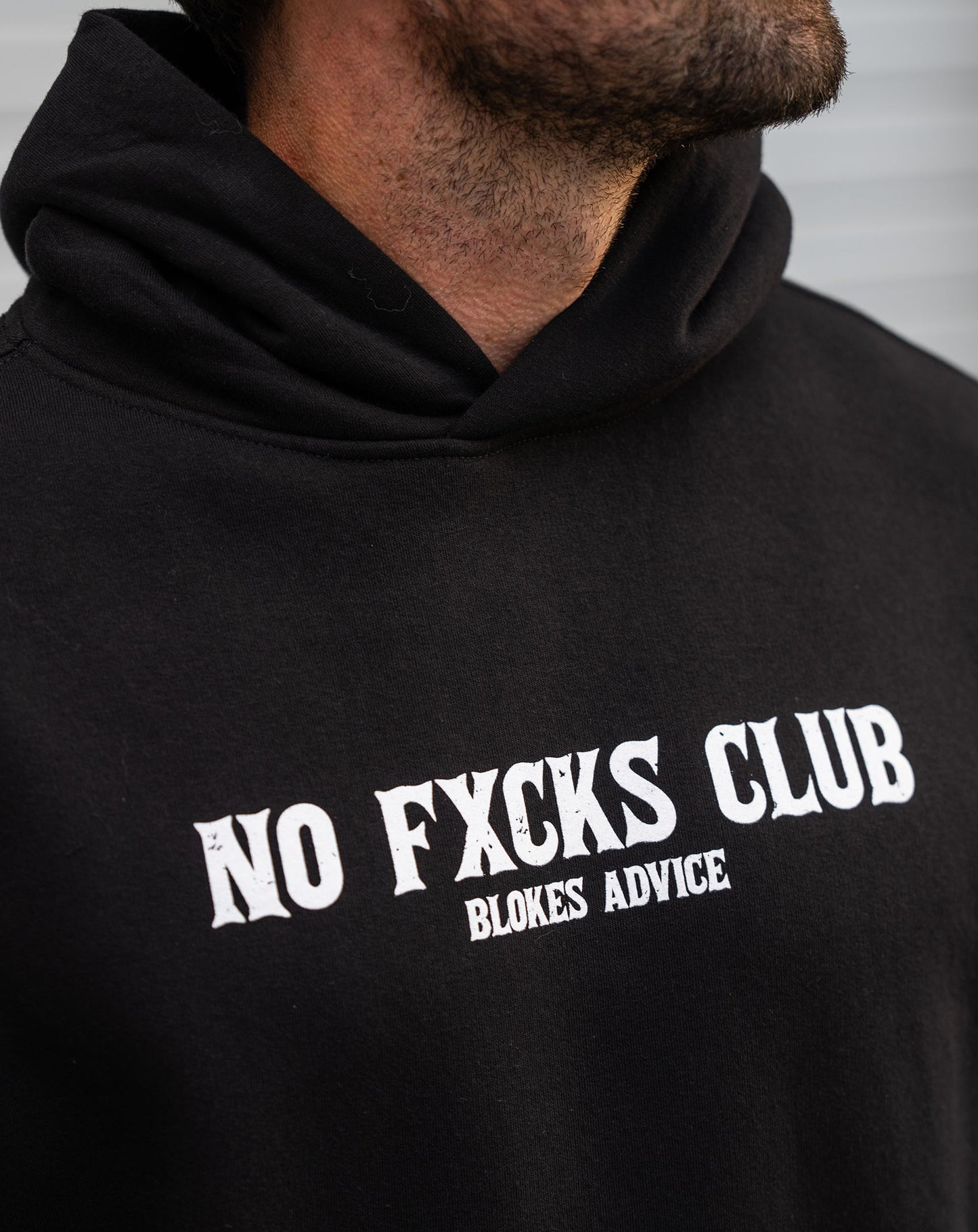 No FKs Club Hoodie - Black