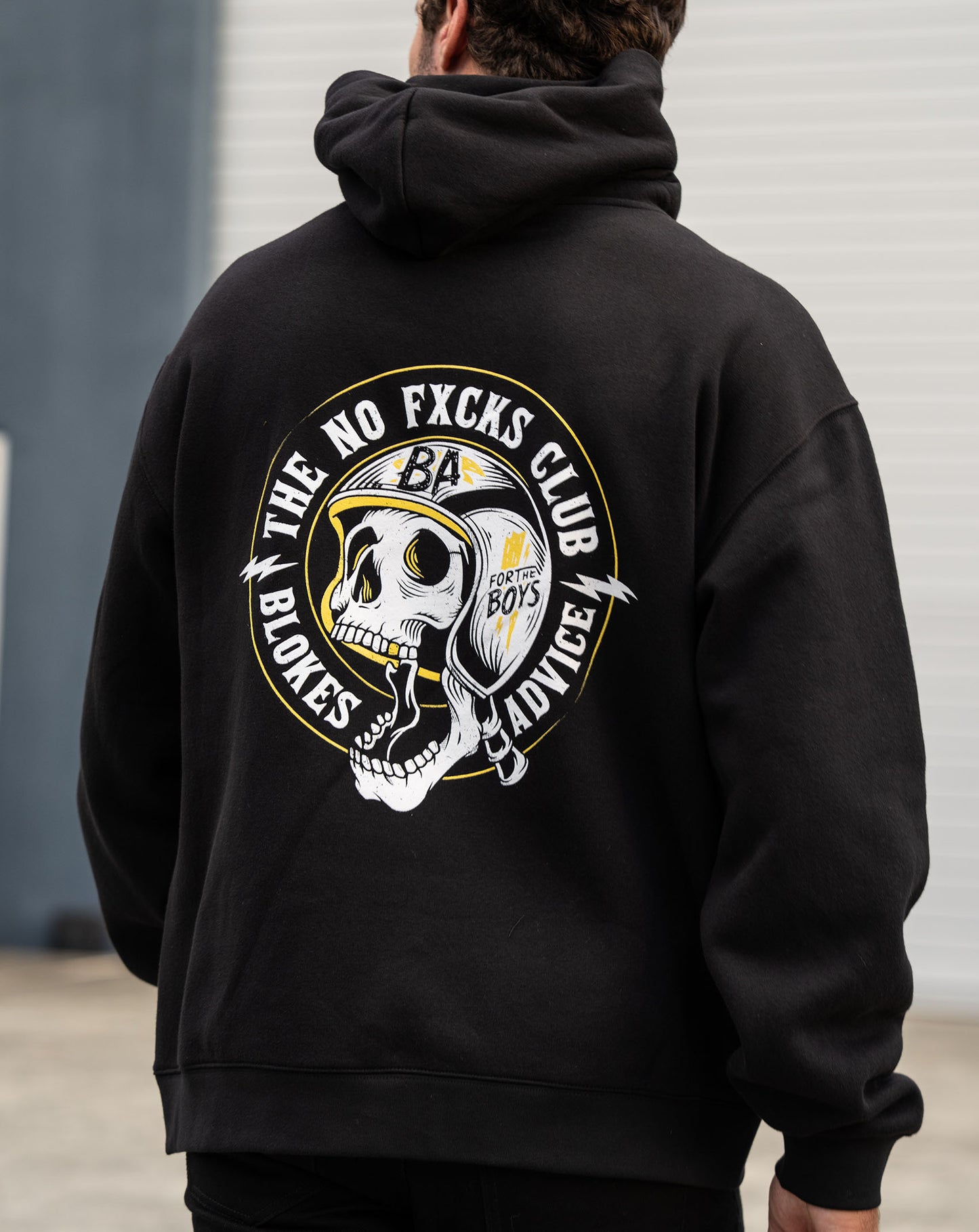 No FKs Club Hoodie - Black