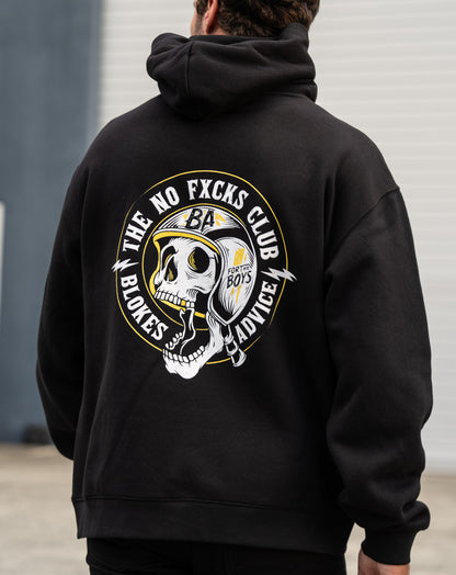 No FKs Club Hoodie - Black