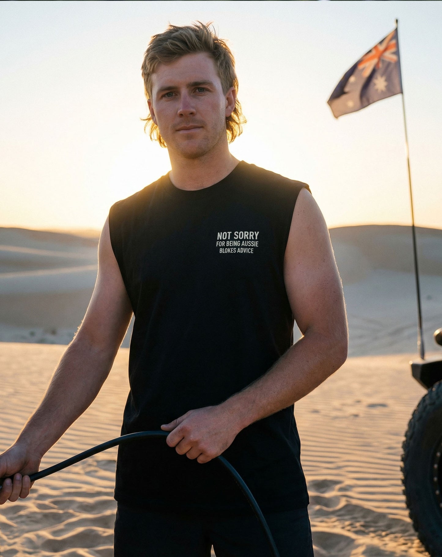 Not Sorry Tank - Black