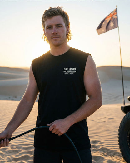 Not Sorry Tank - Black