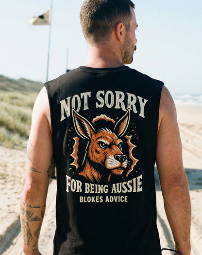 Not Sorry Tank - Black