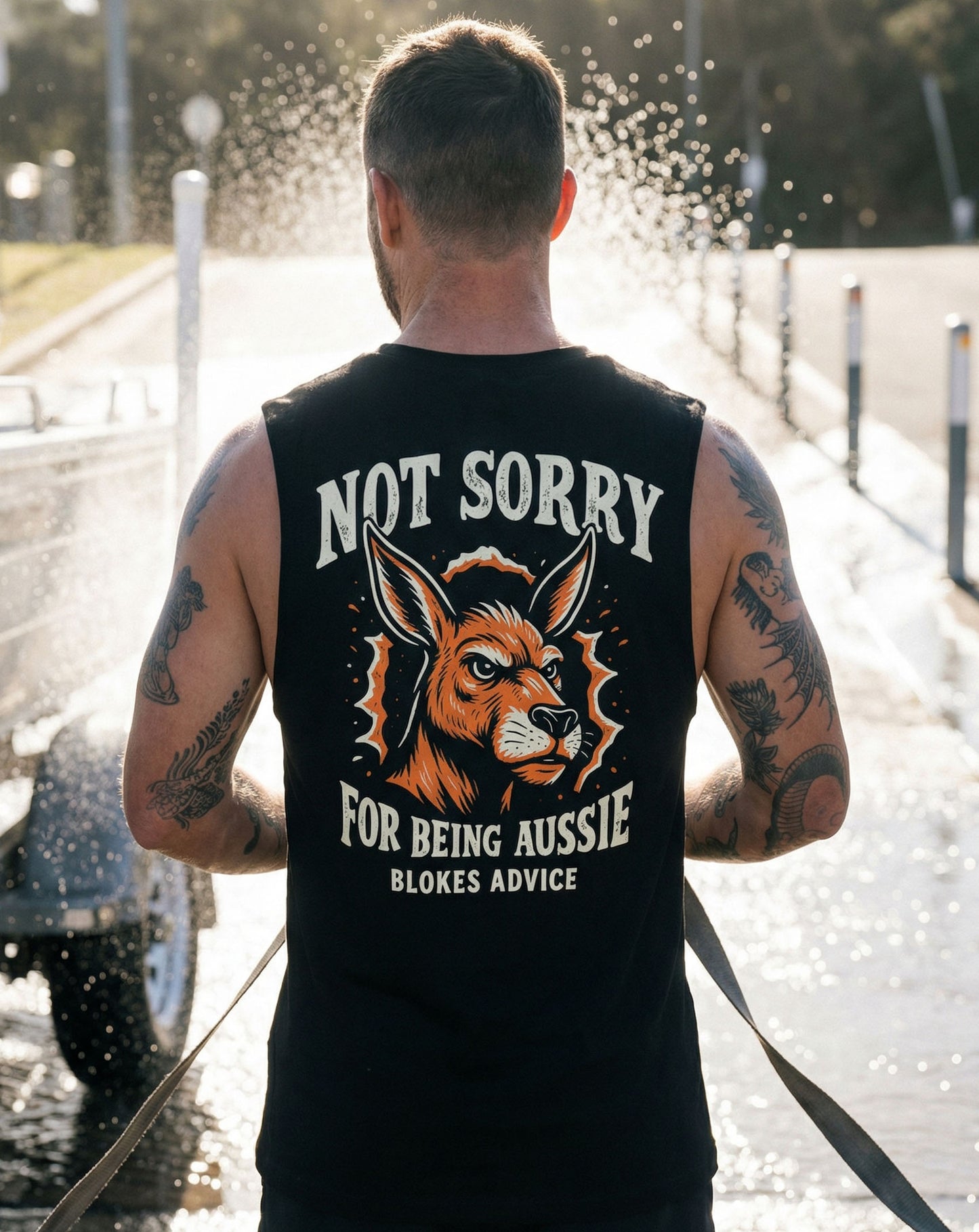 Not Sorry Tank - Black
