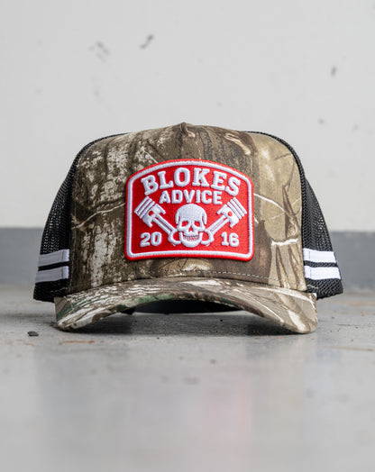 Overworked Trucker Cap - Camo