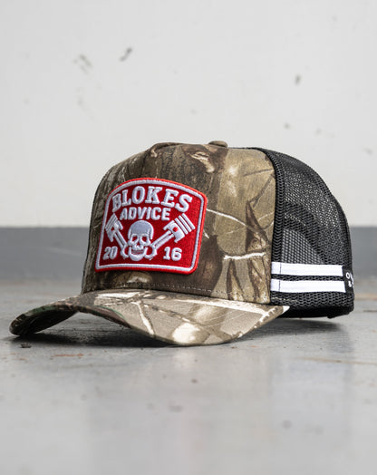 Overworked Trucker Cap - Camo