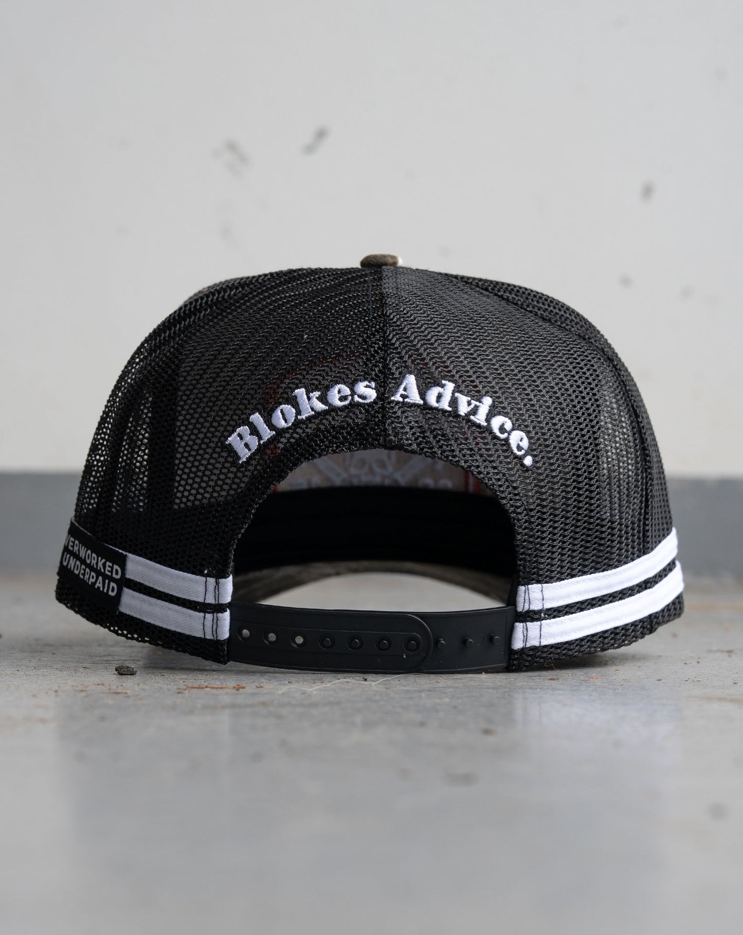 Overworked Trucker Cap - Camo