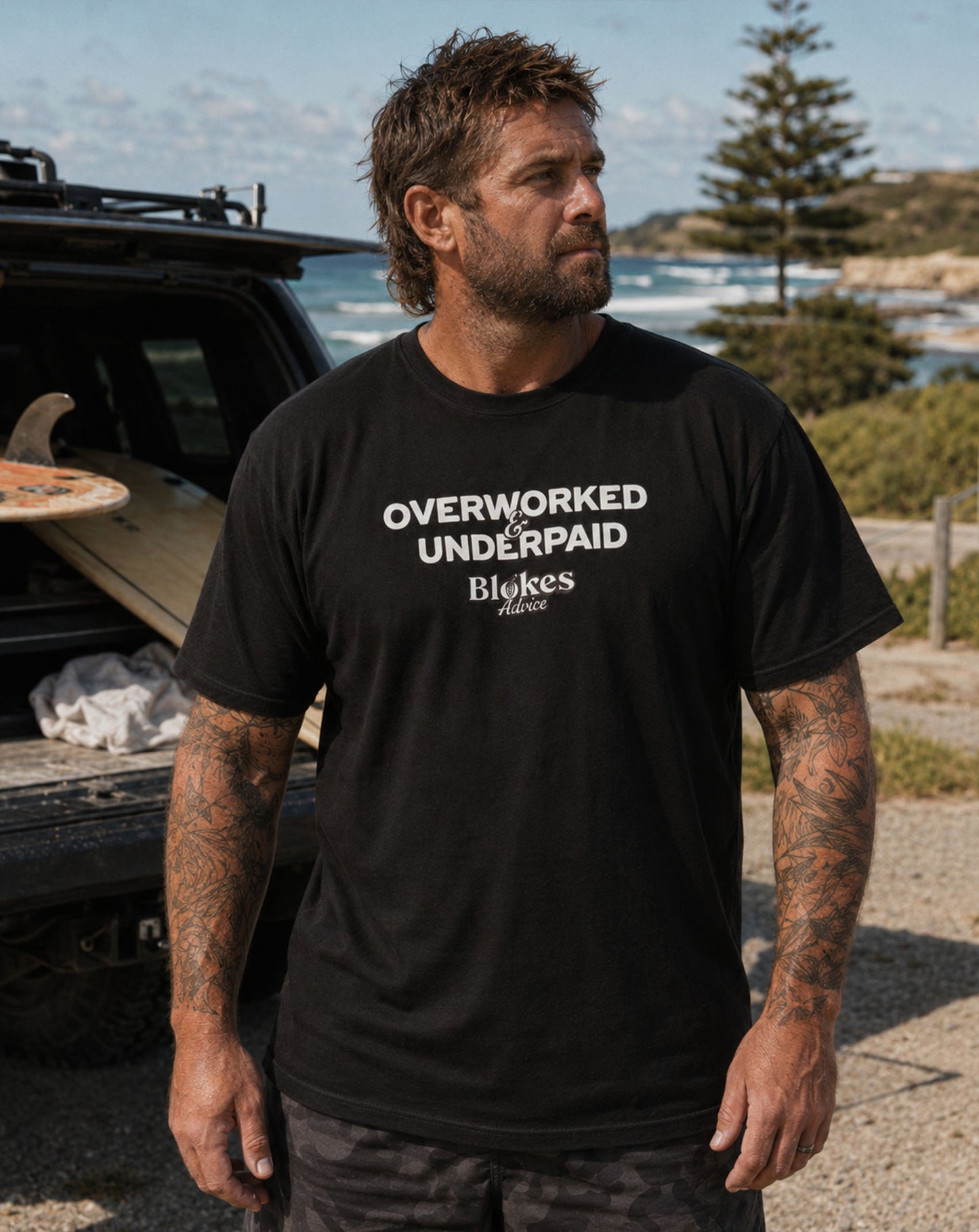 Overworked Tee
