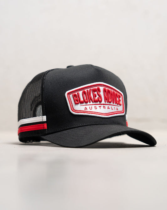 Patch Trucker Cap - Black