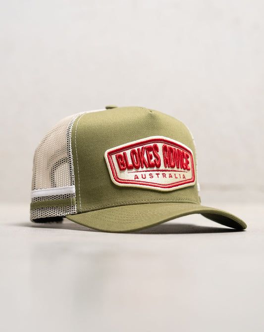 Patch Trucker Cap - Olive
