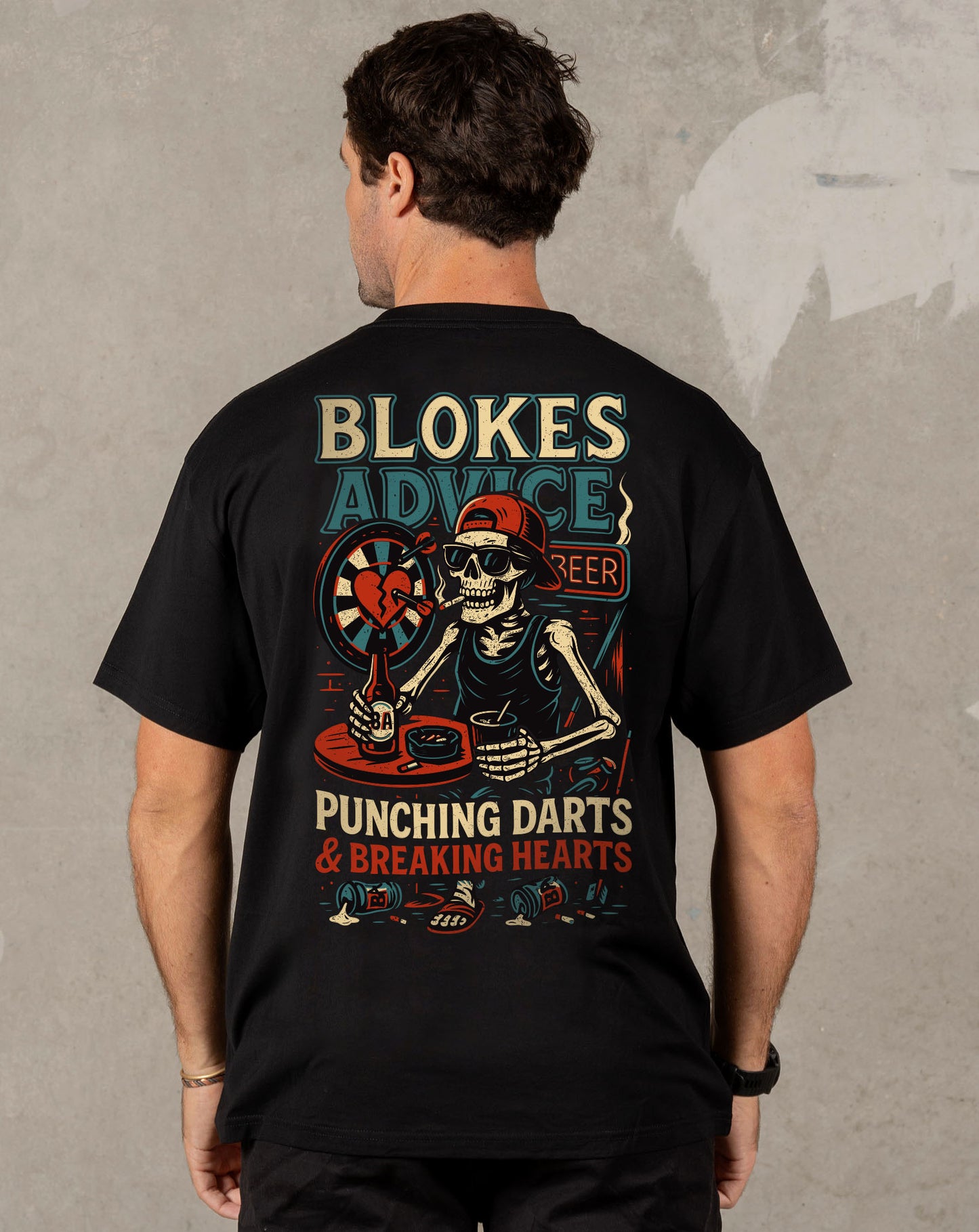 Punching Darts Tee - Black