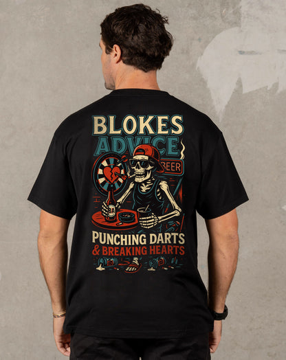 Punching Darts Tee - Black
