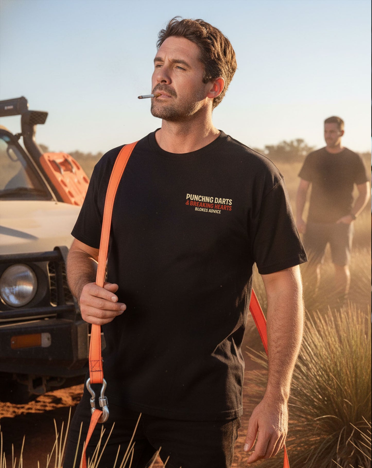 Punching Darts Tee - Black