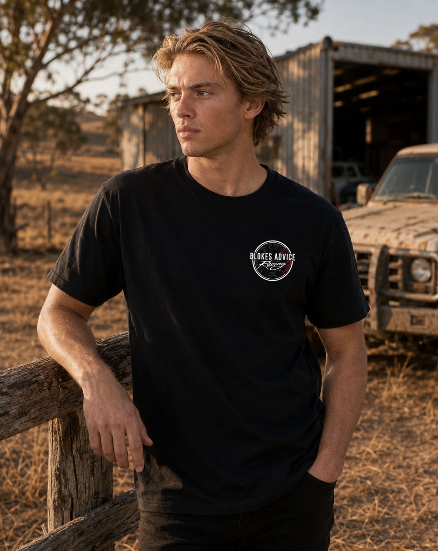 BA Racing Tee - Black