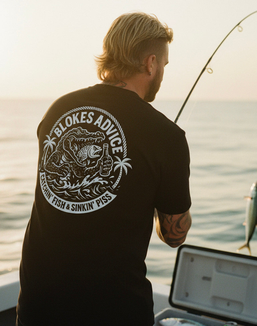 Reel Thirsty Tee