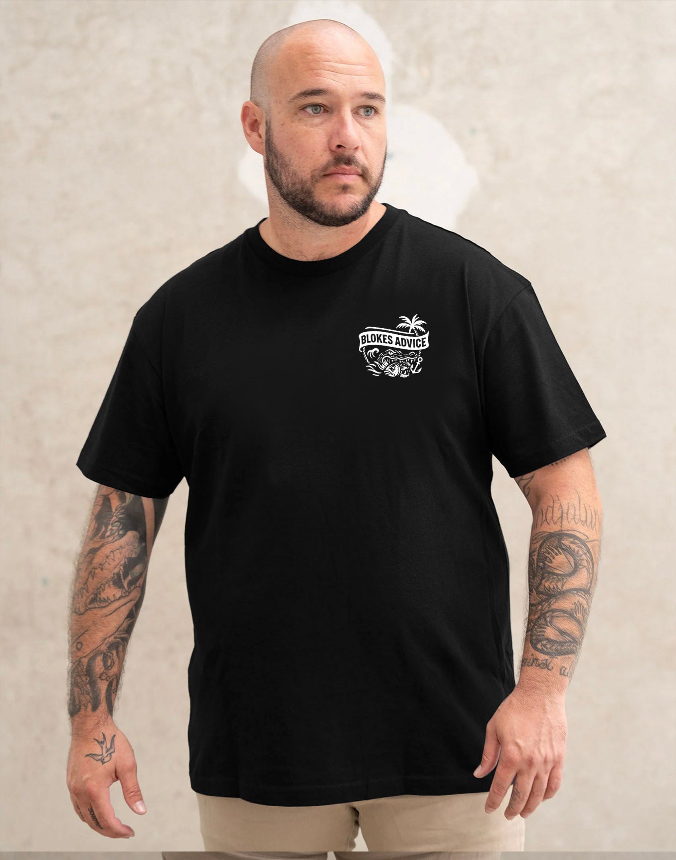 Reel Thirsty Tee - Black