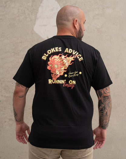 Runnin' On Empty Tee - Black