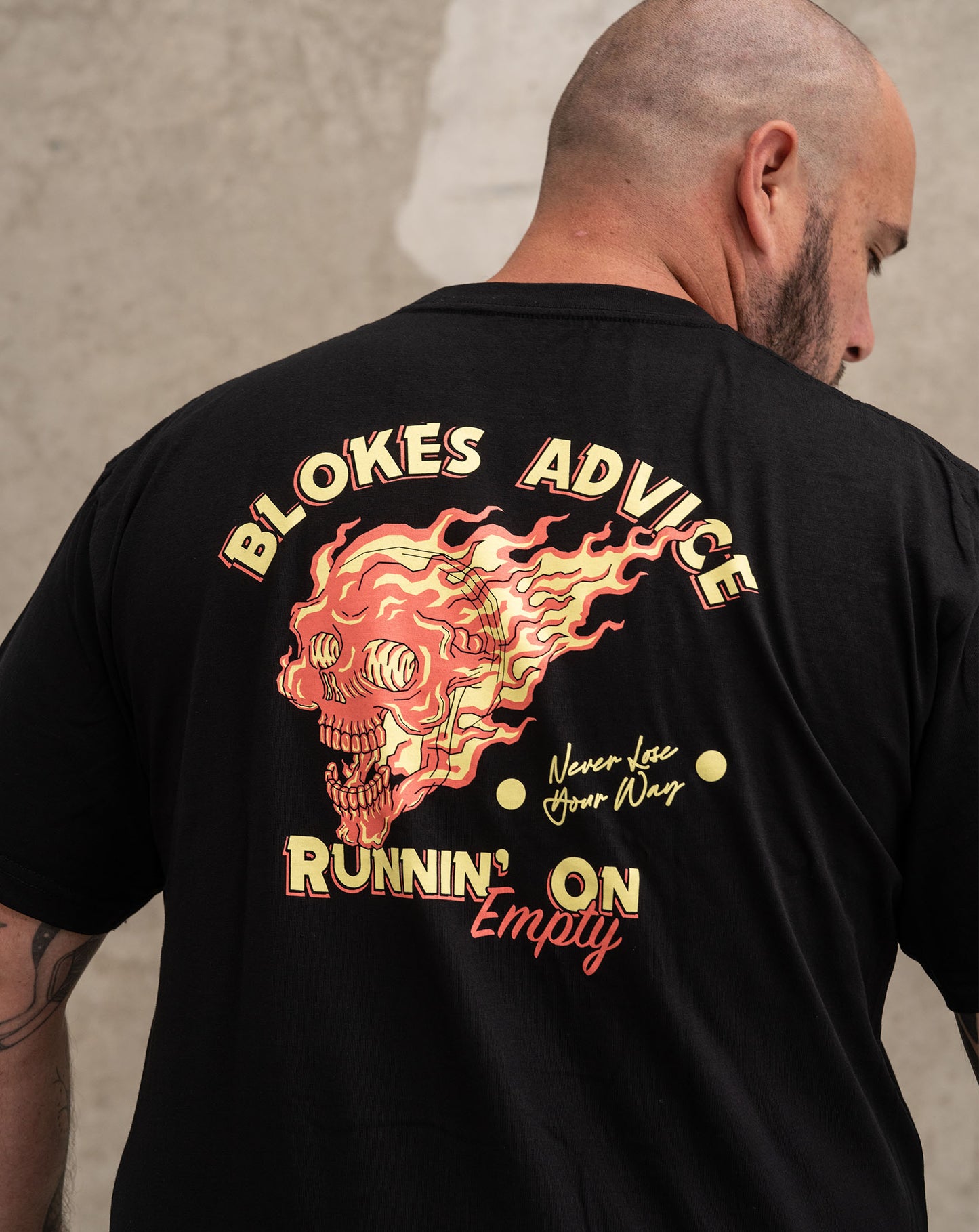 Runnin' On Empty Tee - Black