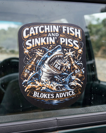 Sinkin' Piss Sticker
