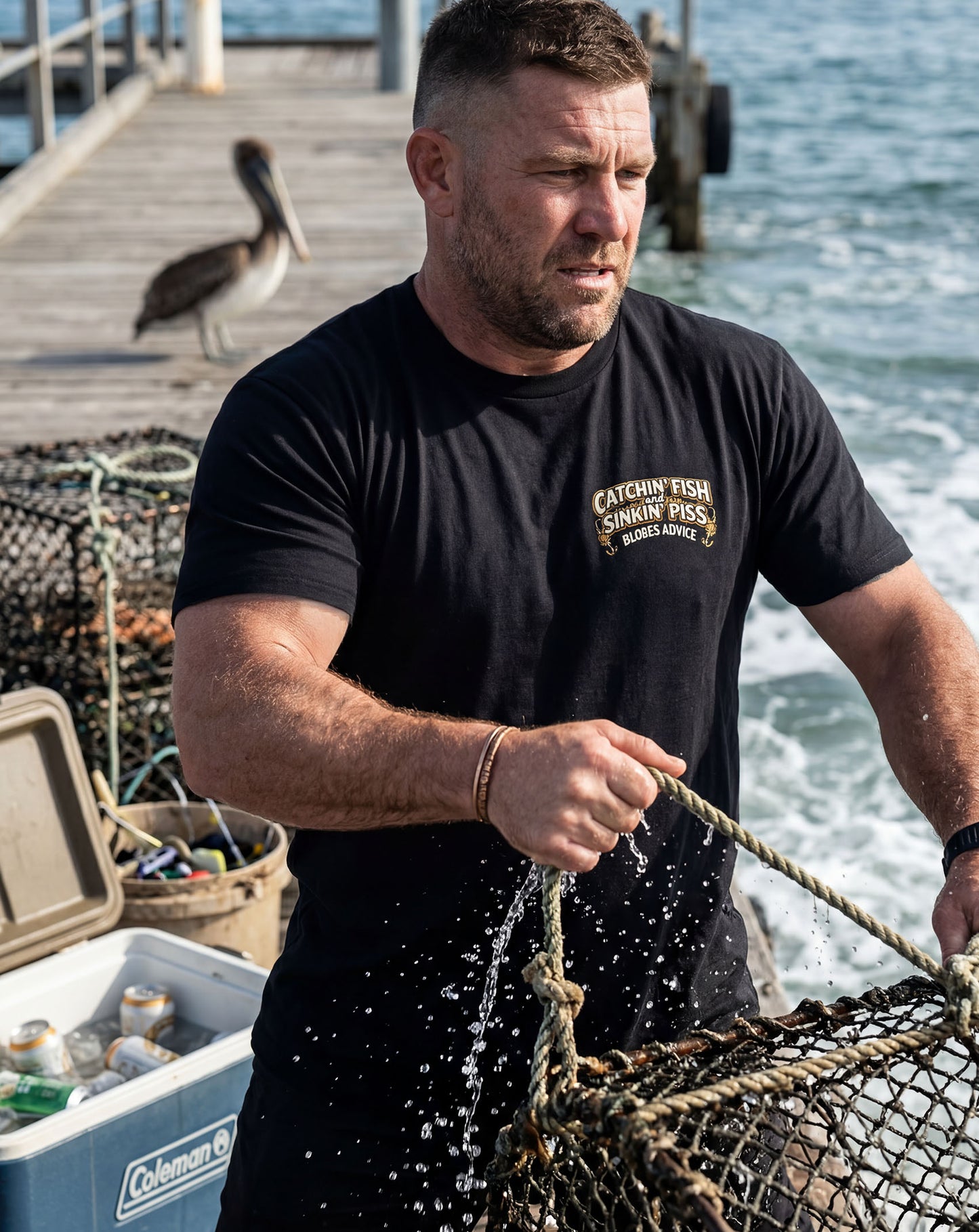 Sinkin' Beers Tee - Black