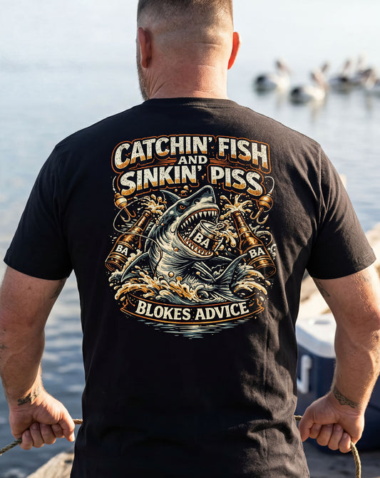 Sinkin' Beers Tee - Black