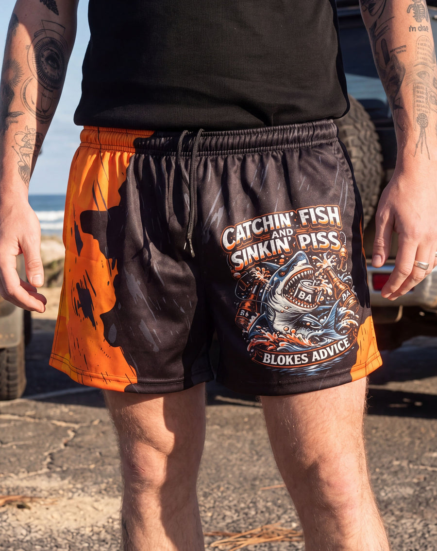 Sinkin' Piss Footy Shorts