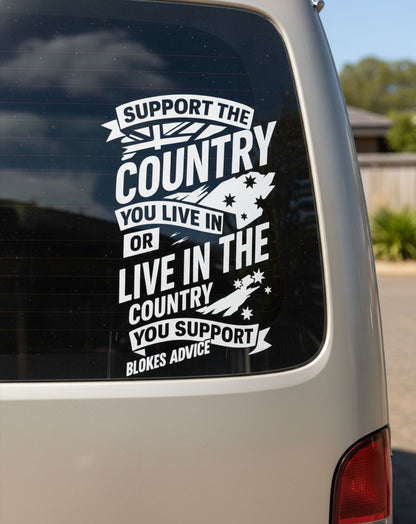 Stand Up Sticker - 300x200mm