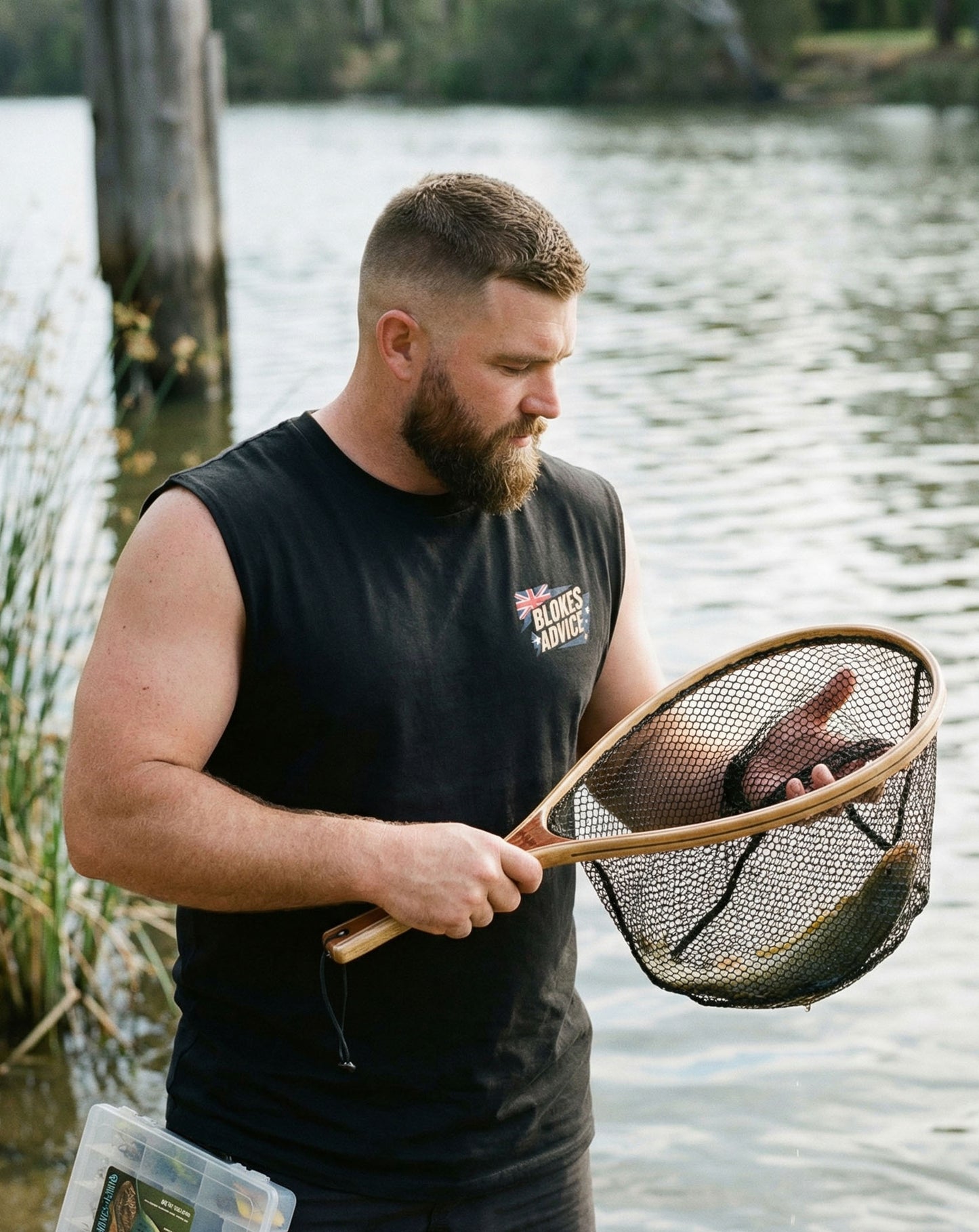Stand Up Singlet - Black