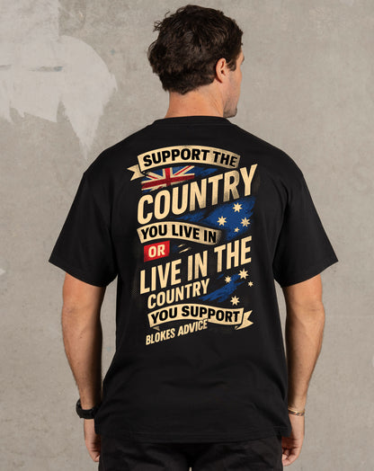 Stand Up Tee - Black