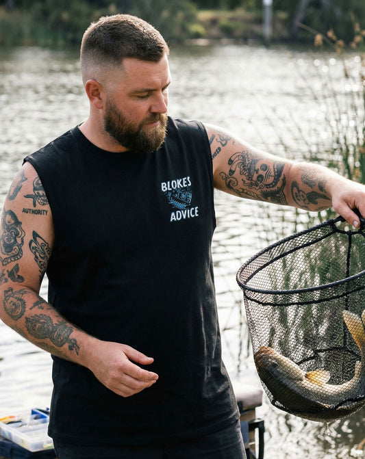 Tight Lines Singlet - Black