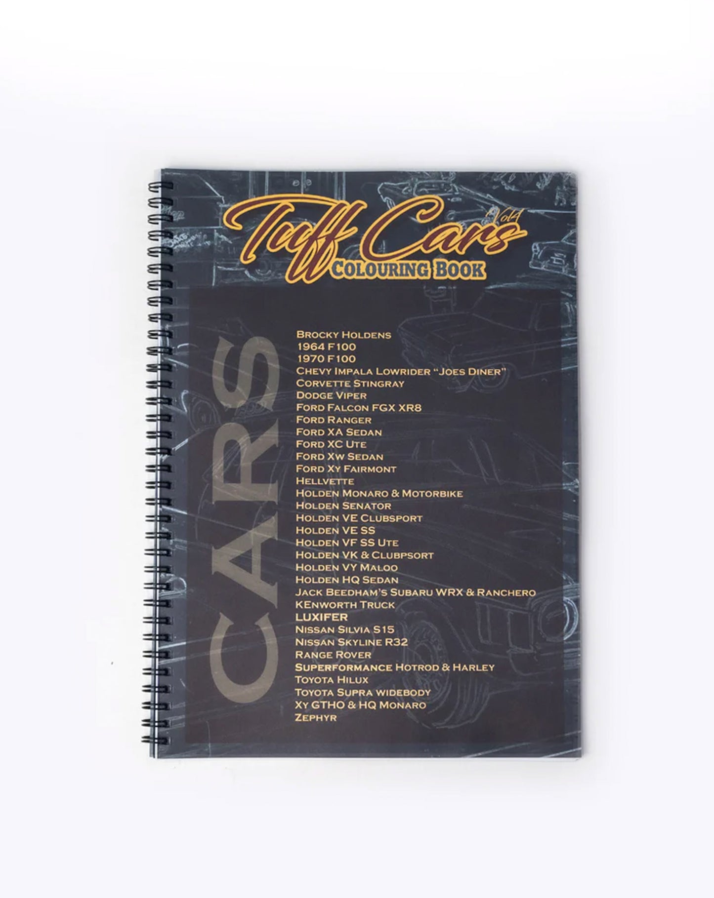 Tuff Cars - Colouring Book