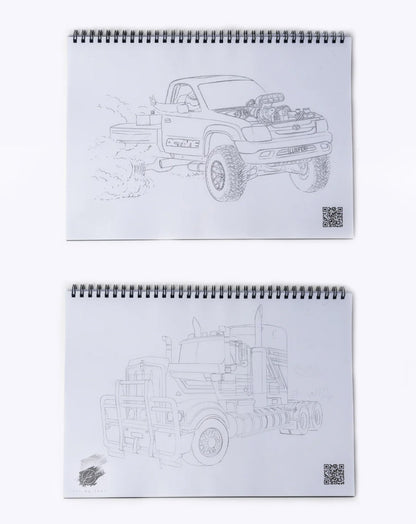 Tuff Cars - Colouring Book
