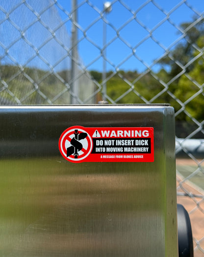 Warning Stickers - 5 Pack