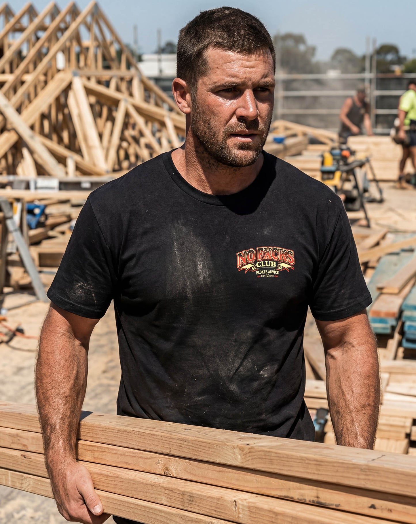 Zero Fks Tee - Black