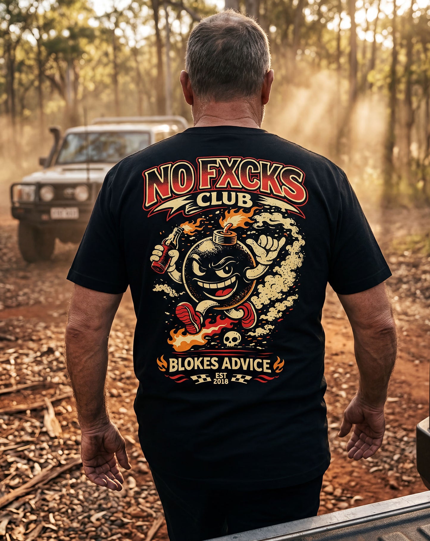 Zero Fks Tee - Black