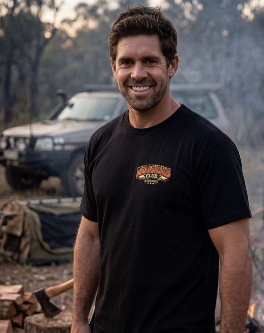 Zero Fks Tee - Black