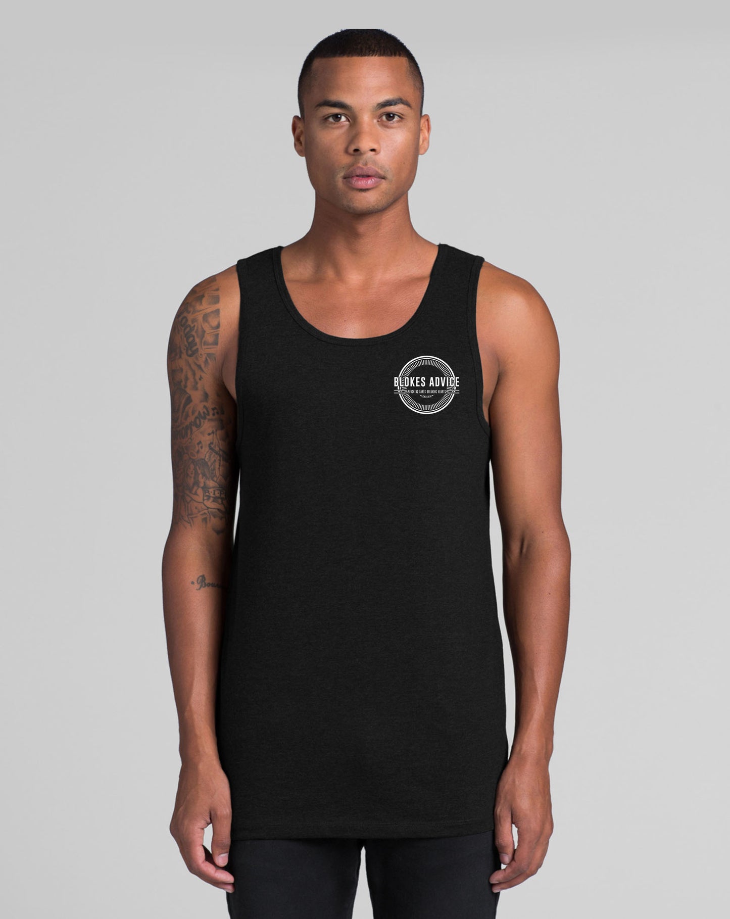 Circle Singlet - Black