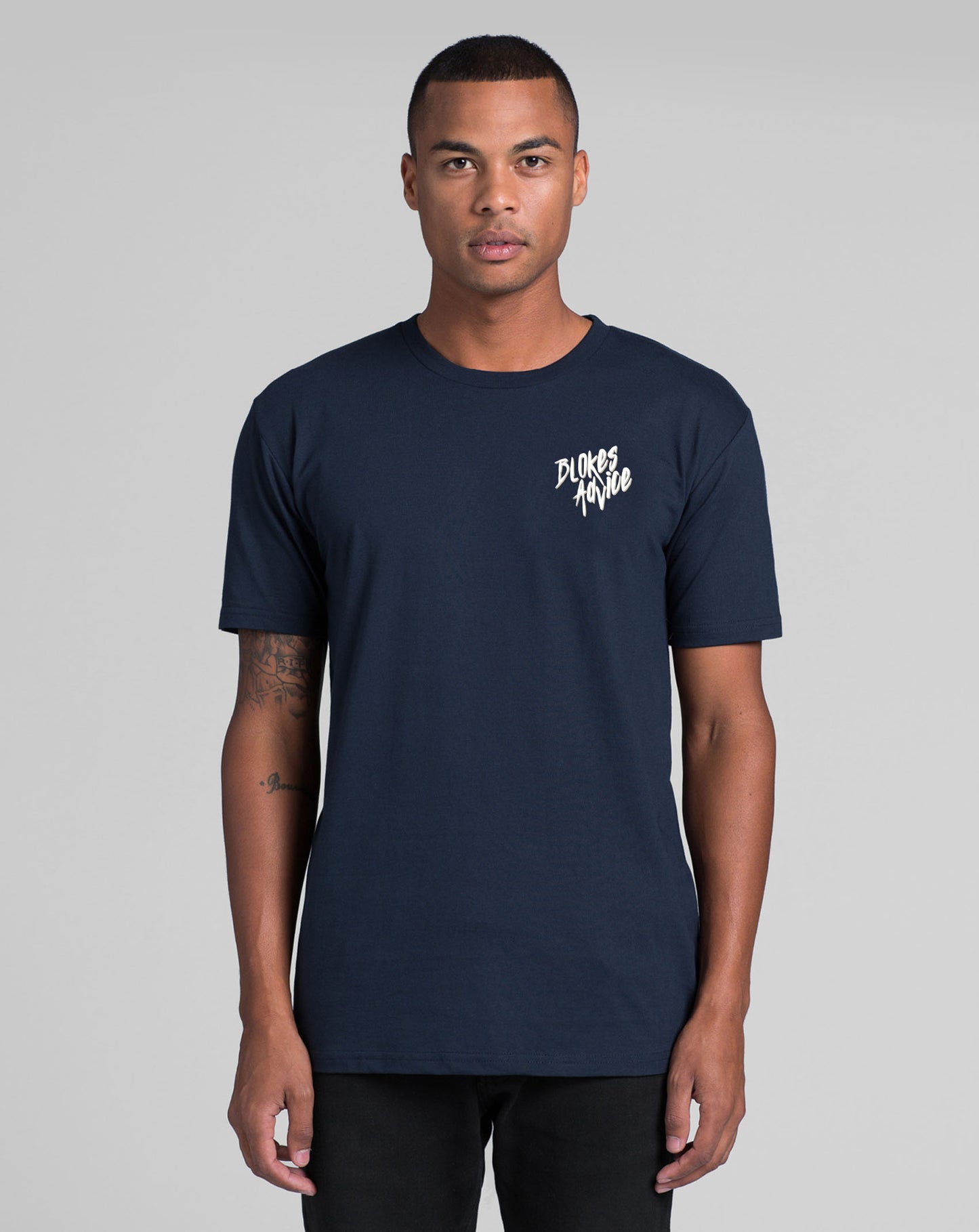 Stamp Tee - Navy