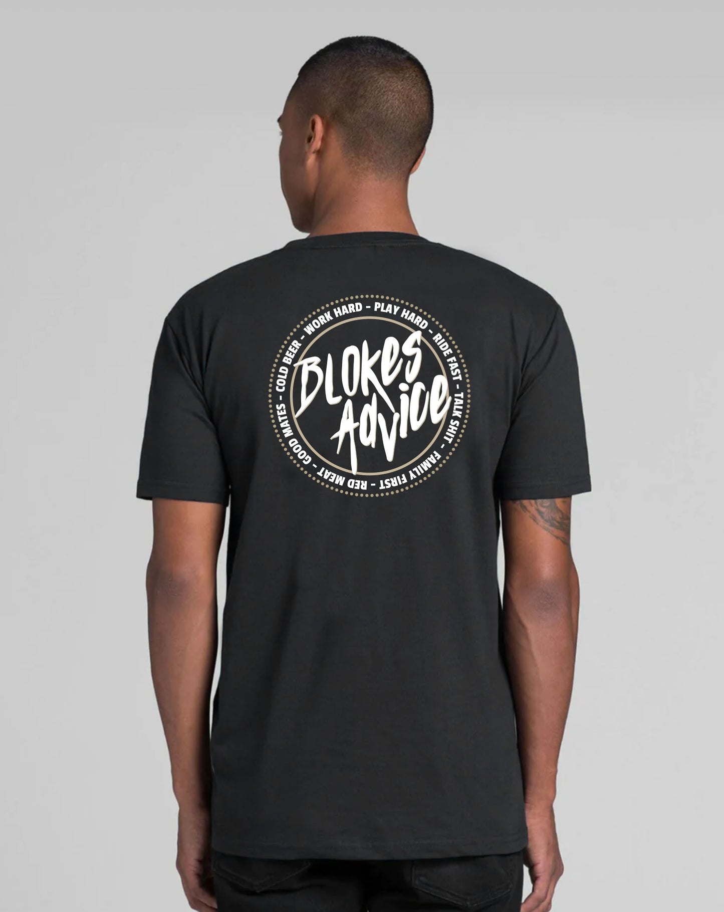 Stamp Tee - Coal